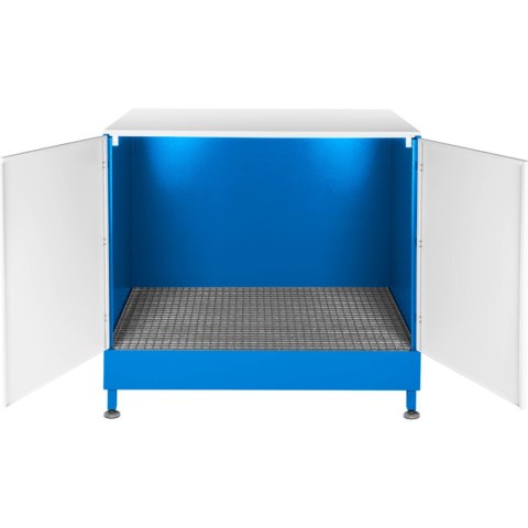 Wanna ociekowa wychwytowa z szafką na 2 beczki PRO-LINE 1480x970x1440mm