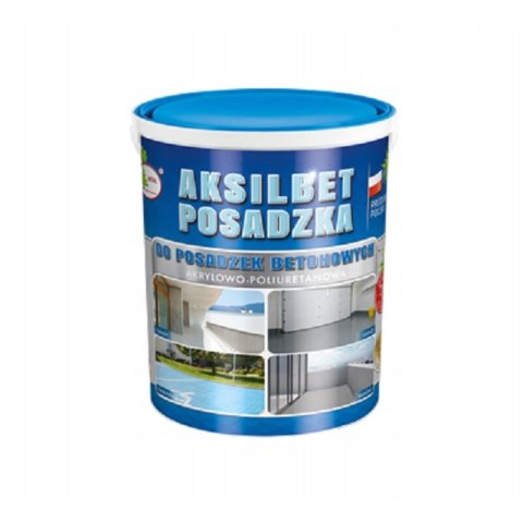 AKSILBET FARBA DO POSADZKI SZARY JASNY RAL 7035 1,0L AKSILBET
