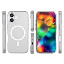 Etui case na iPhone 17 Magnetic Abrasive MagSafe - matowe białe