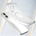 Etui case na iPhone 17 Magnetic Abrasive MagSafe - matowe białe