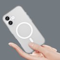 Etui case na iPhone 17 Magnetic Abrasive MagSafe - matowe białe