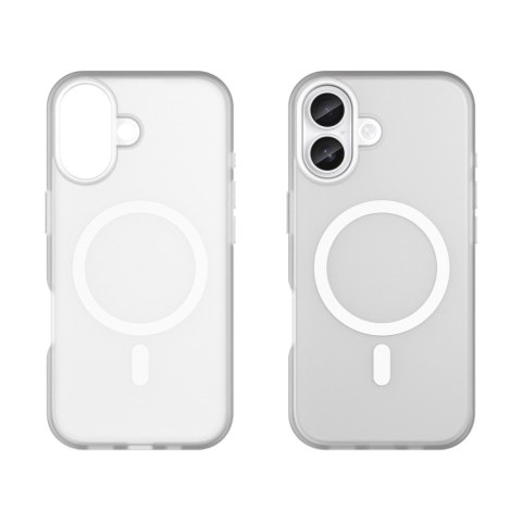Etui case na iPhone 17 Magnetic Abrasive MagSafe - matowe białe