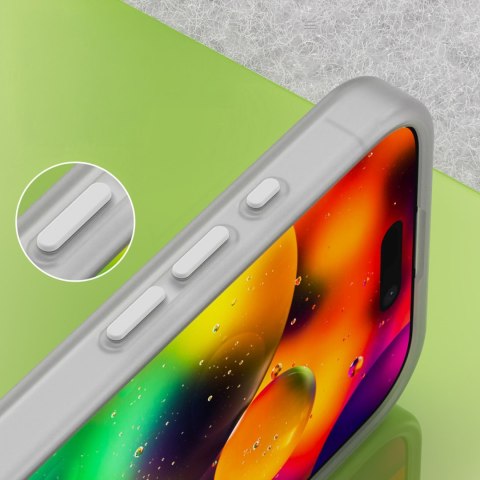 Etui case na iPhone 17 Magnetic Abrasive MagSafe - matowe białe