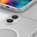 Etui case na iPhone 17 Magnetic Abrasive MagSafe - matowe białe