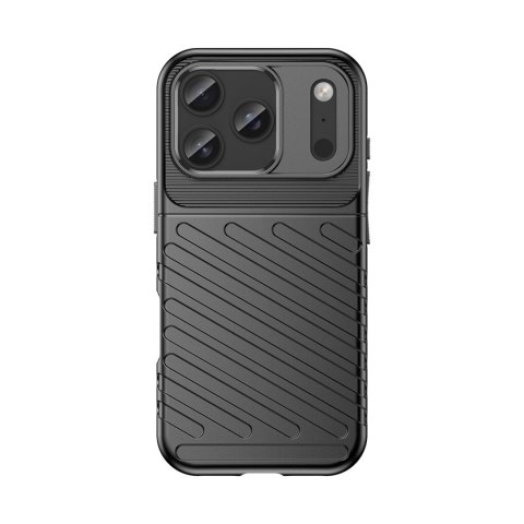 Etui pokrowiec plecki na iPhone 17 Pro Max Thunder Case - czarne