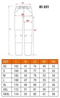 SPODNIE ROBOCZE MIX&MATCH CZARNE ROZMIAR L NEO