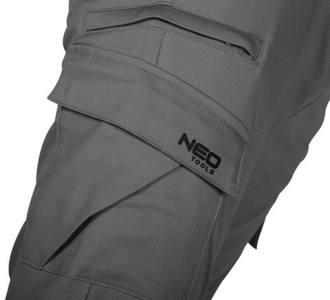 SPODNIE ROBOCZE OUTDOOR TYPU JOGGER SZARE ROZMIAR XL NEO