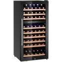 Lodówka chłodziarka do wina 2-strefowa na 91 butelek 230 l 590x595x1215 mm