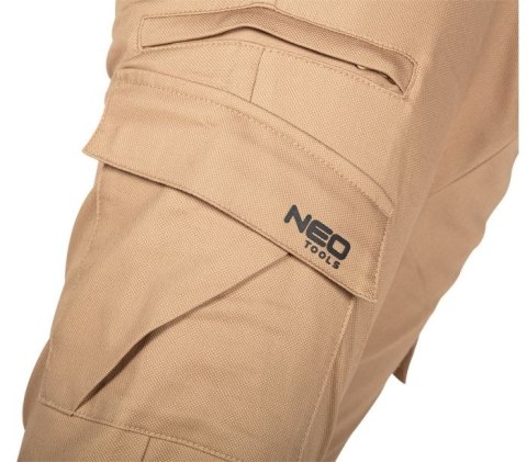 SPODNIE ROBOCZE OUTDOOR TYPU JOGGER BEŻOWE ROZMIAR M NEO