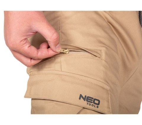 SPODNIE ROBOCZE OUTDOOR TYPU JOGGER BEŻOWE ROZMIAR M NEO