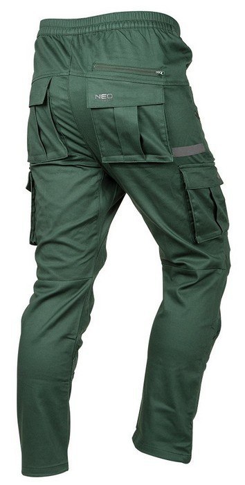 SPODNIE ROBOCZE OUTDOOR TYPU JOGGER ZIELONE ROZMIAR L NEO