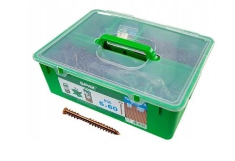 WKRĘT TARASOWY A2 TX 5.0*60MM SPAX-D STARE ZŁOTO (850)+ZES. SPAX