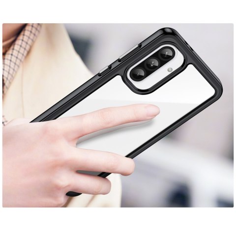 Etui pokrowiec z elastyczną ramką do Samsung Galaxy A26 Outer Space Case - czarny