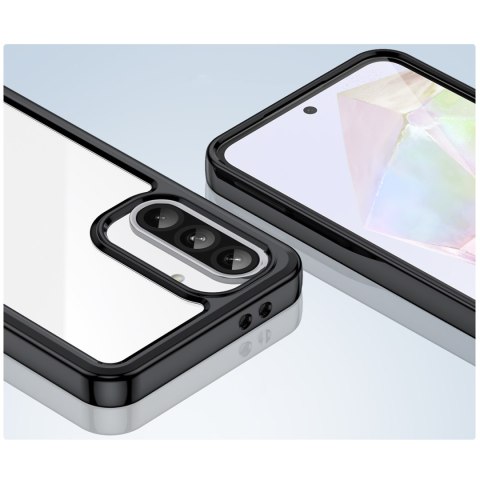 Etui pokrowiec z elastyczną ramką do Samsung Galaxy A26 Outer Space Case - czarny