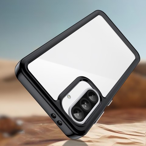 Etui pokrowiec z elastyczną ramką do Samsung Galaxy A26 Outer Space Case - czarny