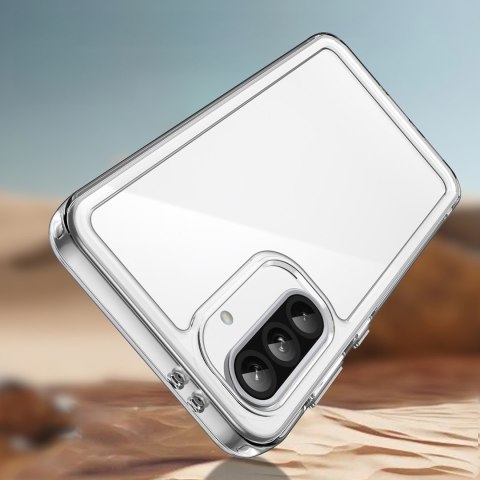 Etui pokrowiec z elastyczną ramką do Samsung Galaxy A26 Outer Space Case - przezroczysty