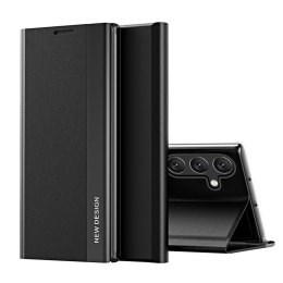 Etui pokrowiec z klapką podstawką na Samsung Galaxy A26 Sleep Case Pro - czarny