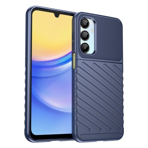 Etui silikonowe pancerny pokrowiec na Samsung Galaxy A26 Thunder Case - niebieski