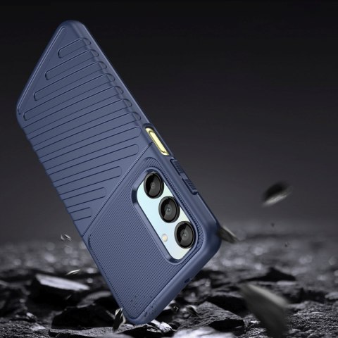 Etui silikonowe pancerny pokrowiec na Samsung Galaxy A26 Thunder Case - niebieski