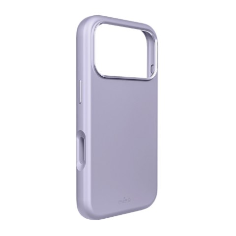 Etui z aluminiowymi przyciskami na iPhone 17 Pro Max Pure Icon Mag Pro Liquid Silicone MagSafe - lawendowe