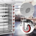 Rożen gazowy opiekacz do 40 kurczaków 8 szpikulców propan-butan 40 kW