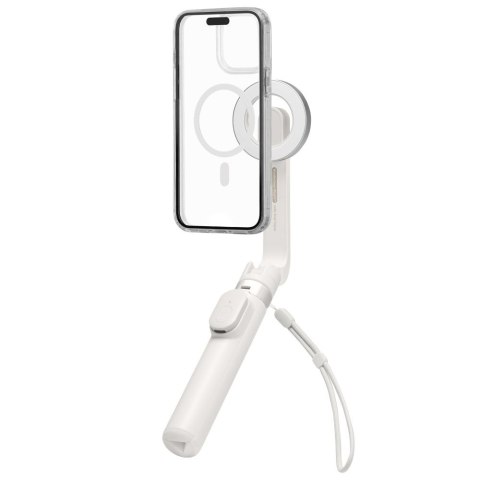 Selfie stick kijek do zdjęć z tripodem MagSafe Bluetooth - beżowy