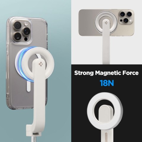 Selfie stick kijek do zdjęć z tripodem MagSafe Bluetooth - beżowy