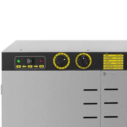 Suszarka przemysłowa do żywności ziół owoców 24 ruszty 40-90 C 5850 W