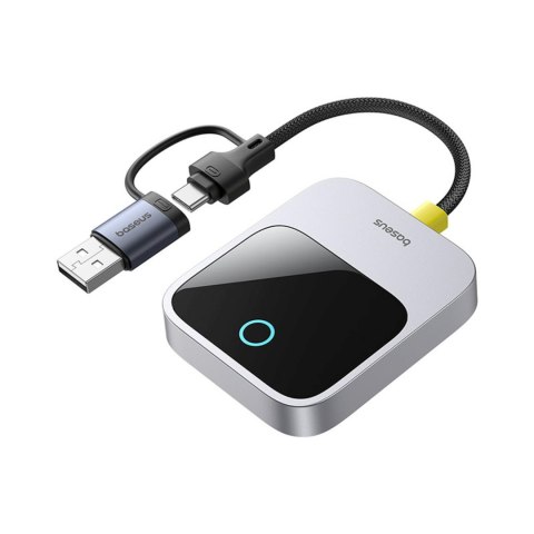 Adapter bezprzewodowy do Apple CarPlay Bluetooth - szary
