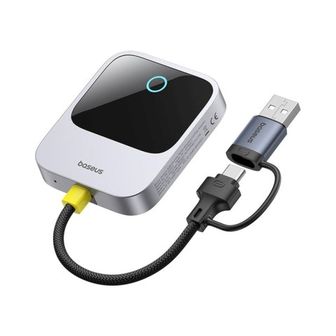 Adapter bezprzewodowy do Apple CarPlay Bluetooth - szary