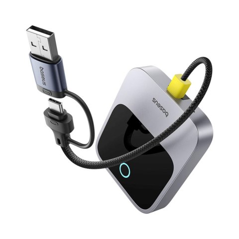 Adapter bezprzewodowy do Apple CarPlay Bluetooth - szary