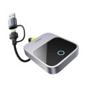Adapter bezprzewodowy do Apple CarPlay Bluetooth - szary