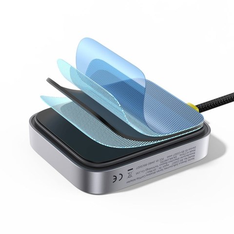 Adapter bezprzewodowy do Apple CarPlay Bluetooth - szary