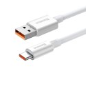 Kabel przewód USB-A - USB-C Superior Series 100W 1.5m - biały