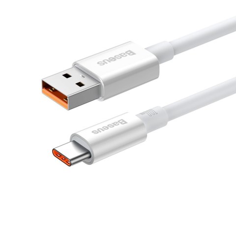 Kabel przewód USB-A - USB-C Superior Series 100W 1.5m - biały