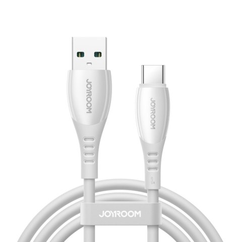 Kabel przewód USB-A - USB-C Vibrant Series 3A 1.2m - biały
