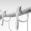 Kabel przewód USB-A - USB-C Vibrant Series 3A 1.2m - biały