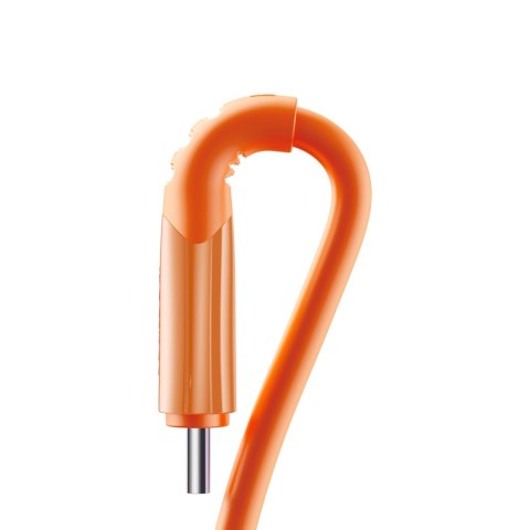 Kabel przewód USB-A - USB-C Vibrant Series 3A 1.2m - pomarańczowy