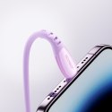 Kabel przewód USB-A - iPhone Lightning Vibrant Series 3A 1.2m - fioletowy