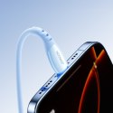 Kabel przewód USB-A - iPhone Lightning Vibrant Series 3A 1.2m - niebieski