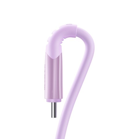Kabel przewód USB-C Vibrant Series 60W 1.2m - fioletowy
