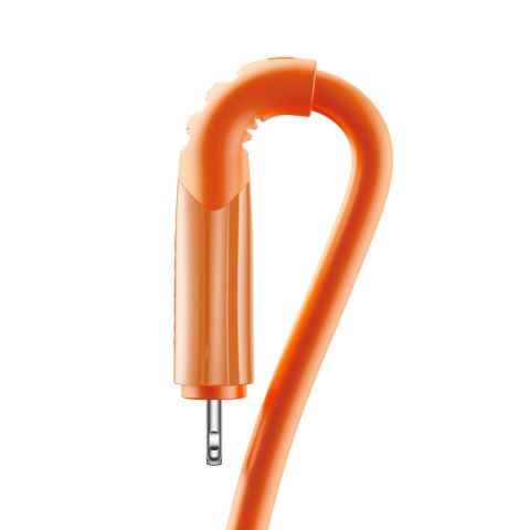Kabel przewód USB-C - iPhone Lightning Vibrant Series 30W 1.2m - pomarańczowy