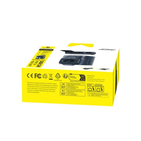 Kamera samochodowa wideorejestrator PrimeTrip VD1 2K+1080p - czarna