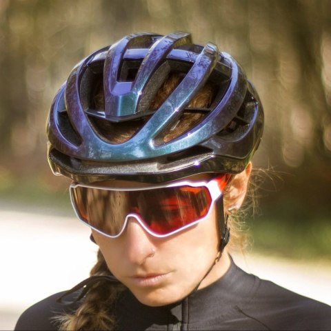 Kask na rower hulajnogę HC-58C-M 55-58 cm - niebieski kameleon