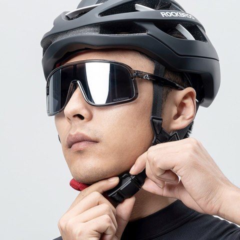 Kask ochronny rowerowy HC-58BK-M 55-58 cm - czarno-szary
