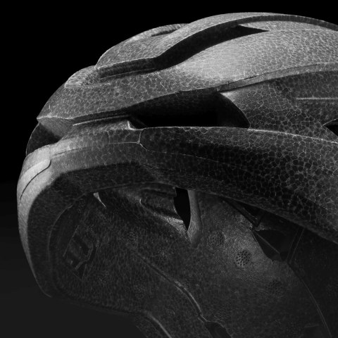 Kask rowerowy LK-15 z włókna węglowego 58-62 cm - czarny