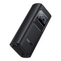 Kompresor akumulatorowy pompka do kół z wyświetlaczem 50W 4000mAh - czarny