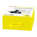 Ładowarka samochodowa USB-A USB-C ze zwijanym kablem USB-C 60W - czarna