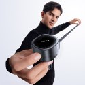 Ładowarka samochodowa USB-A USB-C ze zwijanym kablem USB-C 60W - czarna