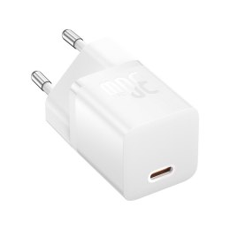 Ładowarka sieciowa USB-C GaN5 30W z kablem USB-C 100W 1m - biała